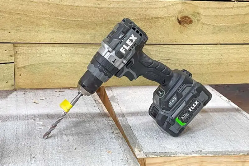 Flex Vs Makita Hammer Drill Concrete Test